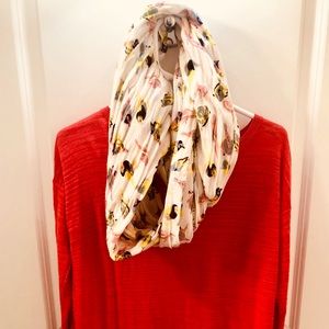 Beautiful summer Loft Sweater in orange/pink